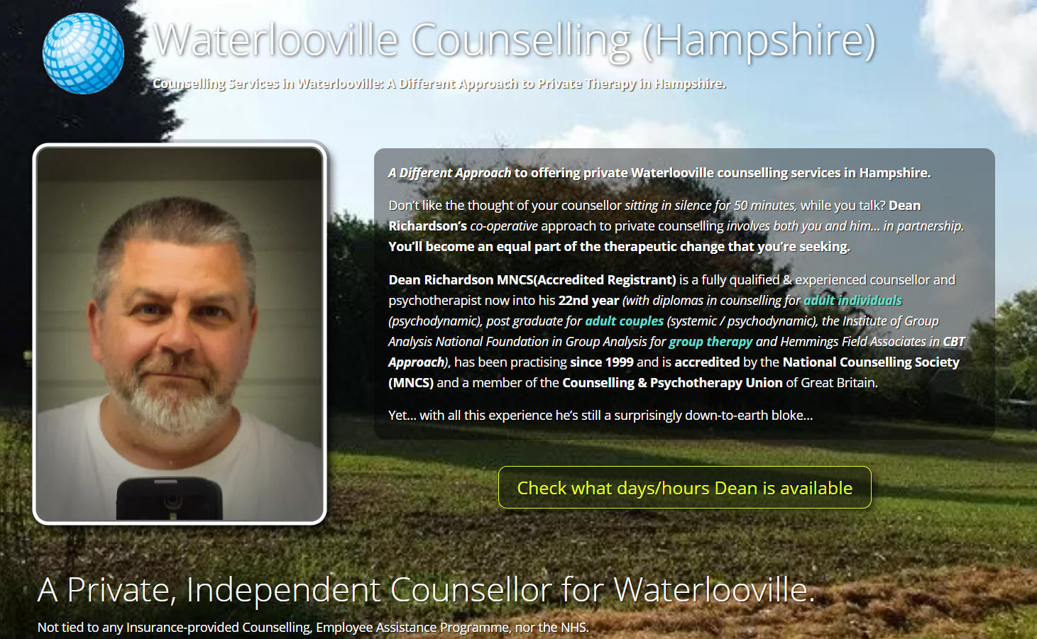 Counselling for LGBT in Waterlooville