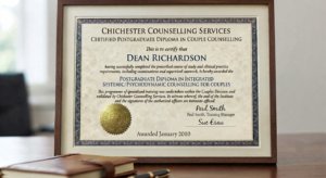 Postgraduate Diploma in Couple Counselling - Dean Richardson